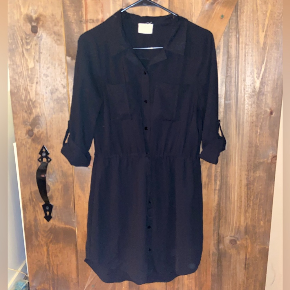 Sienna Sky Black Long Sleeve Dress